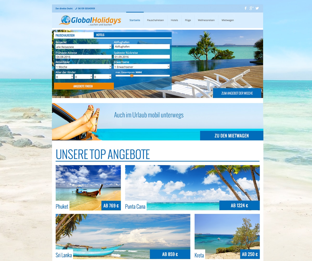 Startseite globalholidays24